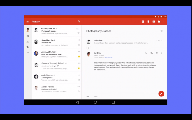 Google stellt Android L Preview vor. (Bild: Andreas Sebayang/Golem.de)